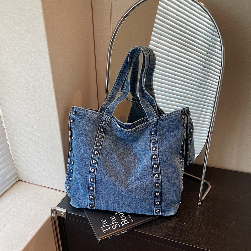 Women Bags Jeans - Torebki na ramię z denimu w