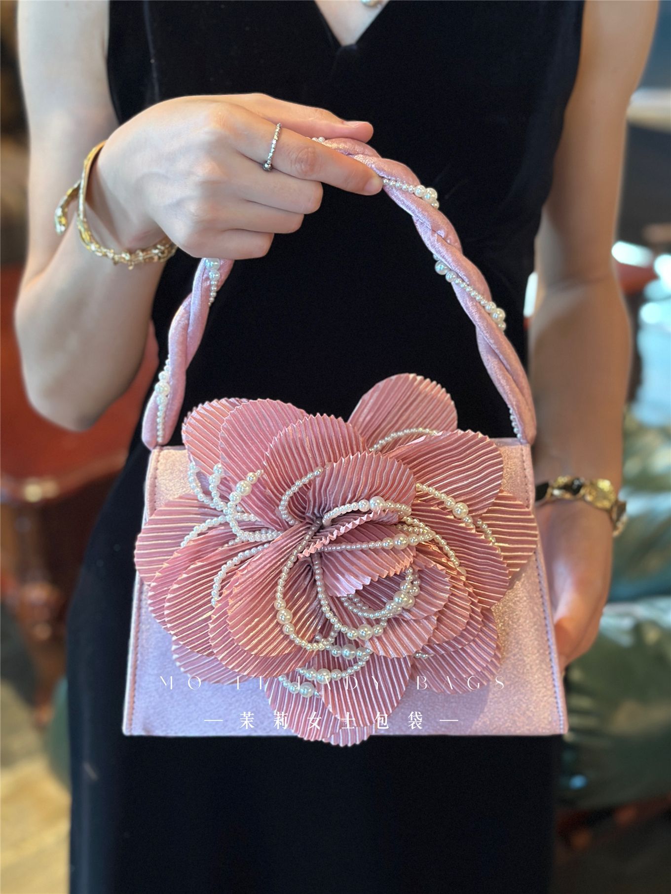 Women'S Bags Holiday - Francuska torebka w kwiaty, wakacyjna, nadmorska,