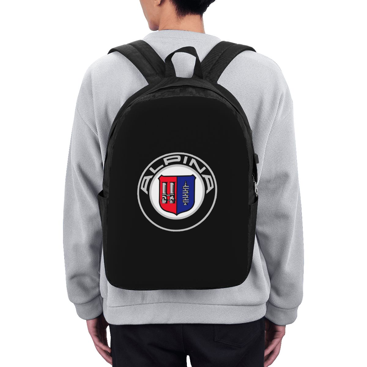 Women Bags For Travel - Alpina - Plecak z klasycznymi logo