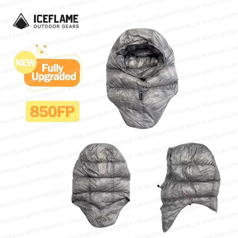 Women Bags Grey - Kaptur puchowy ICE FLAME do użytku