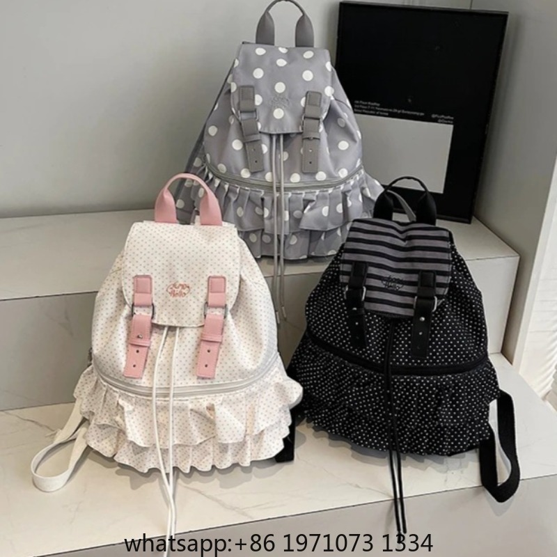 Plecak damski z falbankami i w – Women'S Bags Holiday recenzja i cena