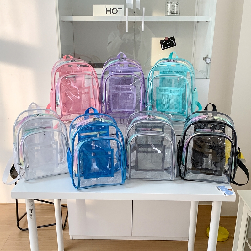 Plecak z przezroczystego PVC z – Women Bags In Sale recenzja i cena