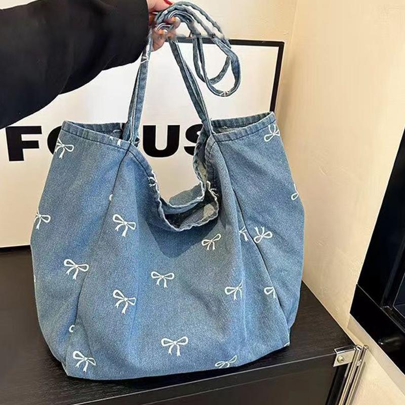 Damska torba typu tote z denim – Women Bags Jeans recenzja i cena