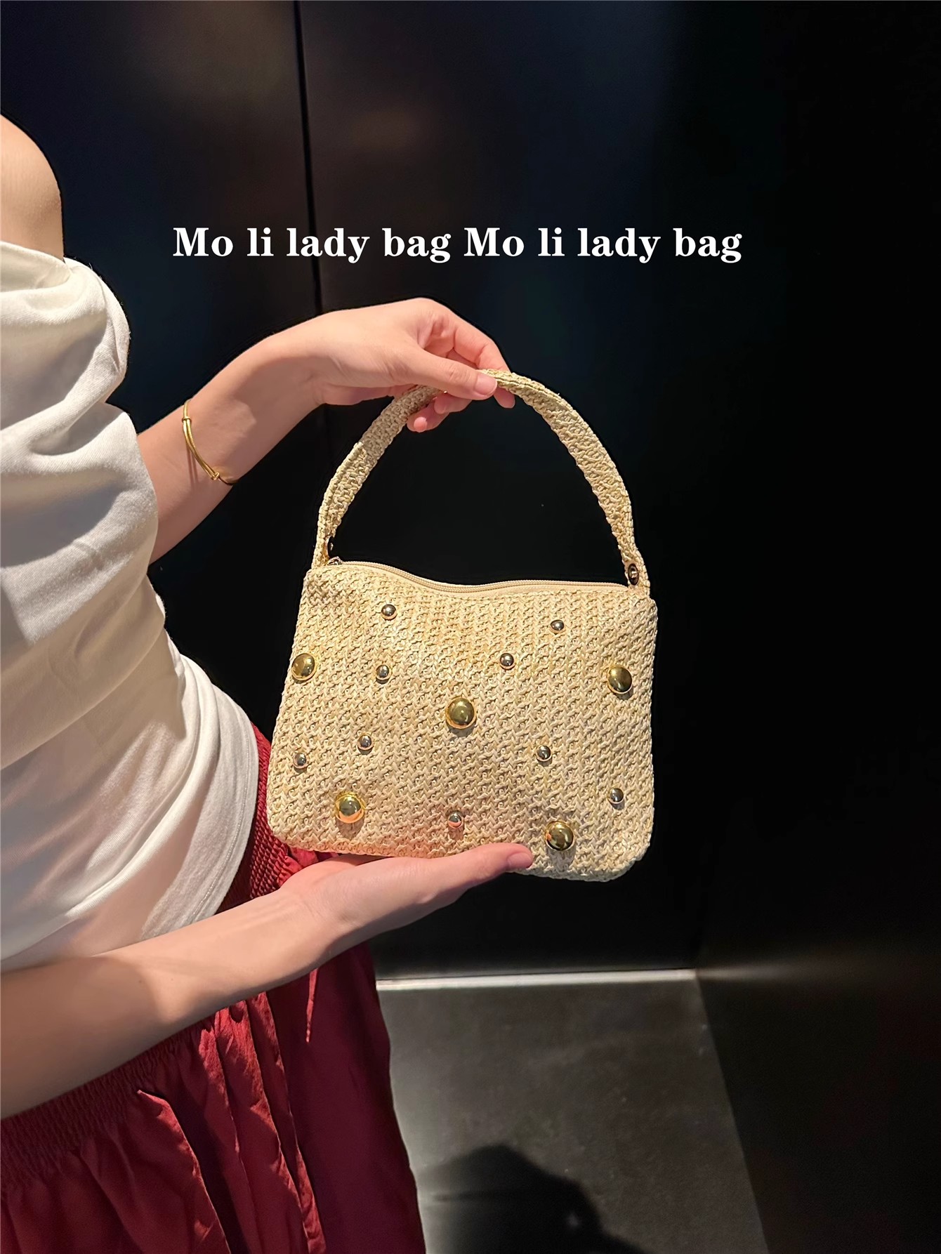 Słomiana, ręcznie tkana torba  – Women'S Bags Holiday recenzja i cena
