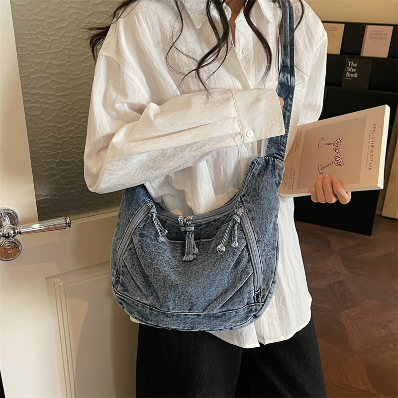 Damska torba crossbody z denim – Women Bags Jeans recenzja i cena