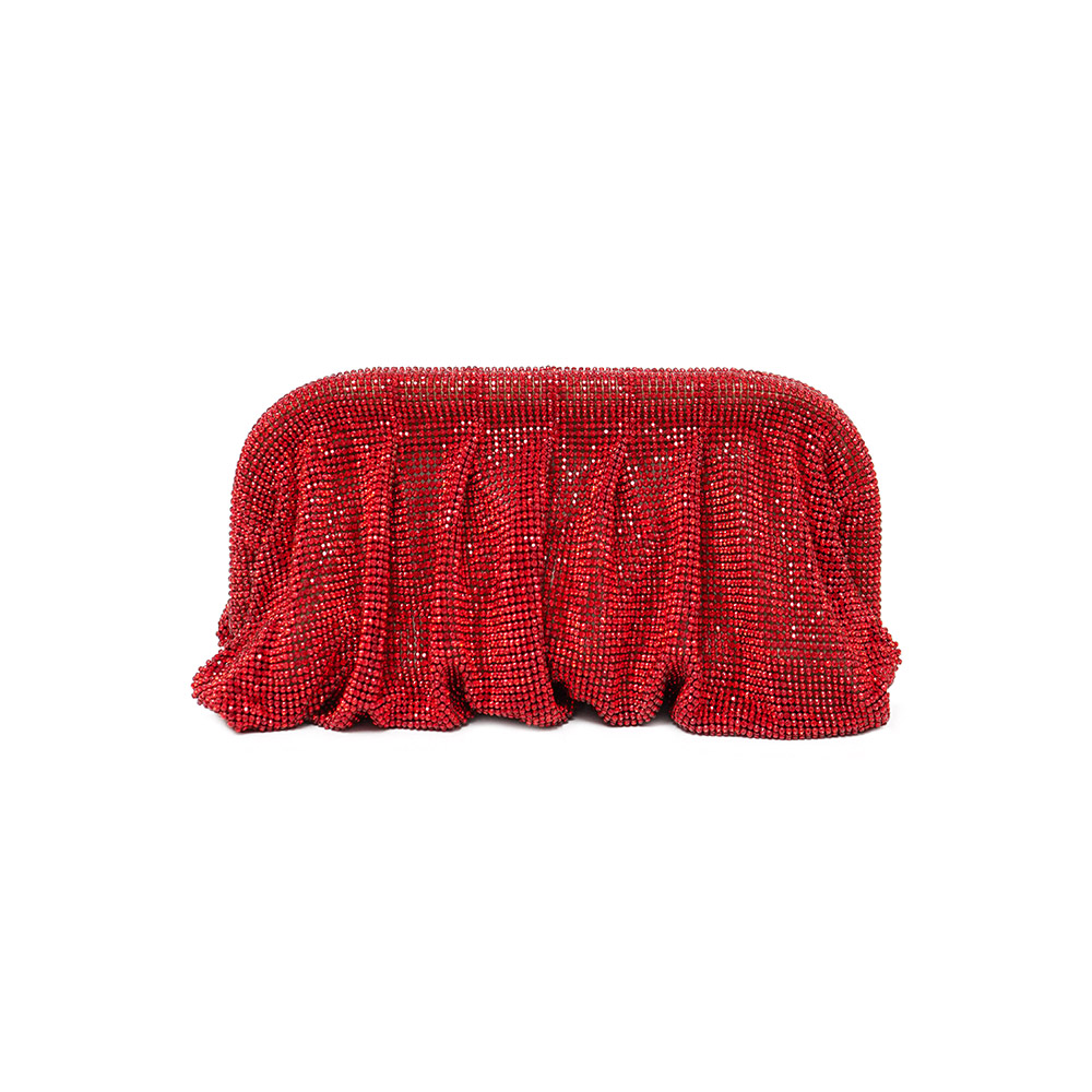 Czerwona aluminiowa torebka ko – Clutch Bag Evening recenzja i cena