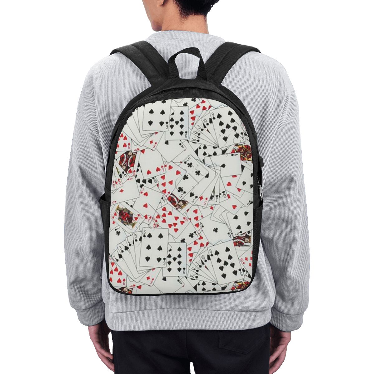 Plecak z nadrukiem kart do pok – Women Bags For Travel recenzja i cena
