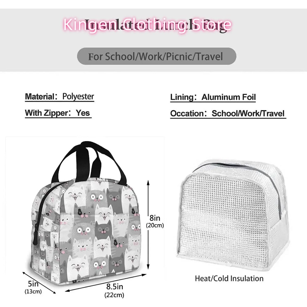 Torba na lunch z motywem szary – Women Bags Grey recenzja i cena