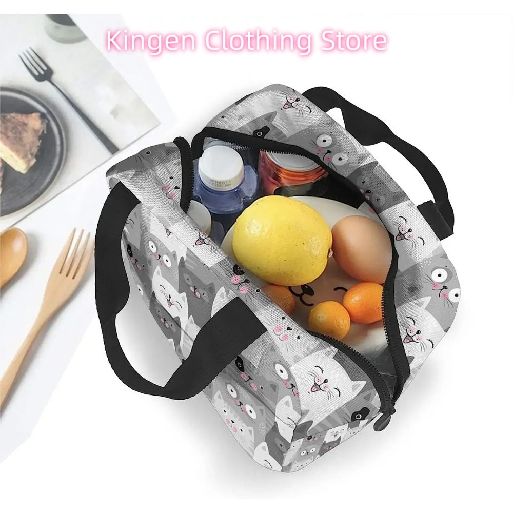 Torba na lunch z motywem szary – Women Bags Grey recenzja i cena