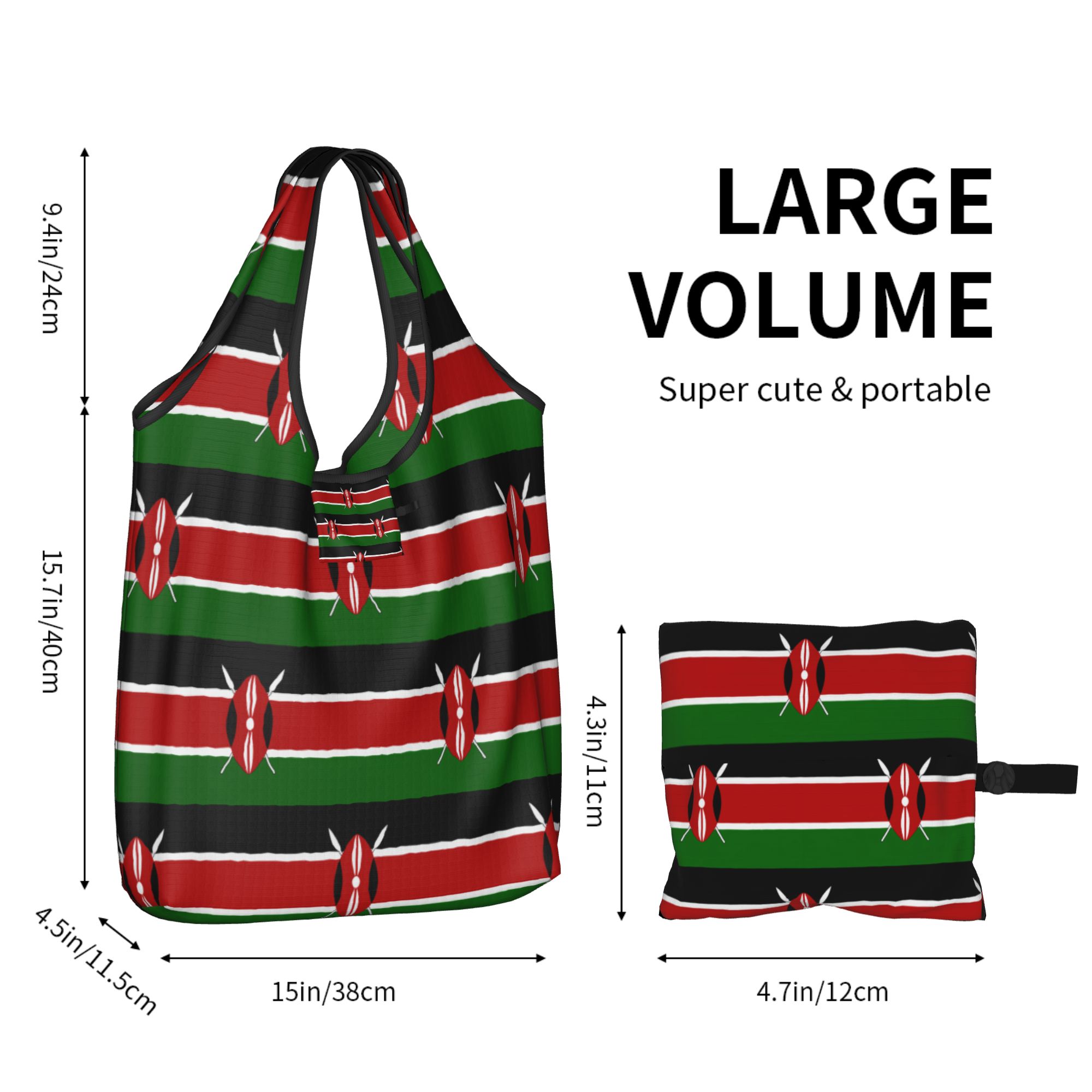 Torba na zakupy z flagą Kenii, – Women Bags Kenya recenzja i cena