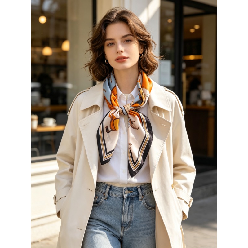Luksusowa apaszka kwadratowa z – Women'S Bags Holiday recenzja i cena