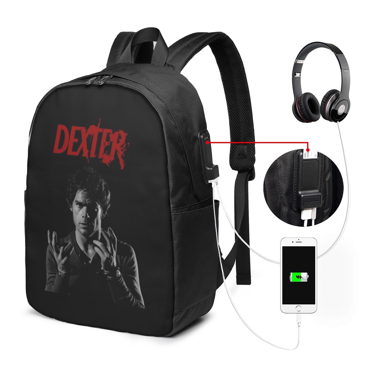 Plecak Filmowy Dexter Morgan T – Women Bags For Travel recenzja i cena