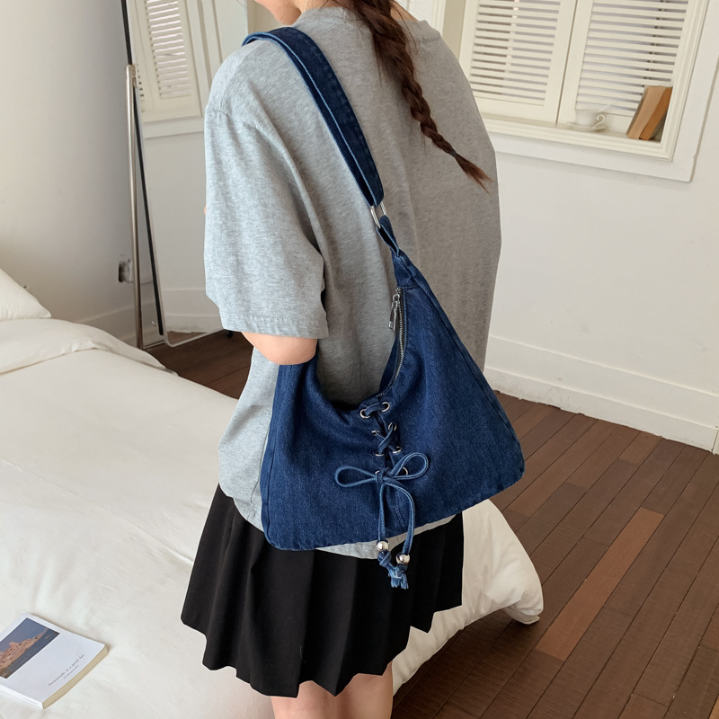 Modna damska torba na ramię z  – Women Bags Jeans recenzja i cena